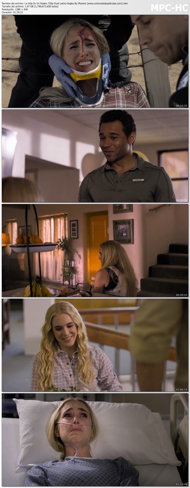 Capturas de la película.