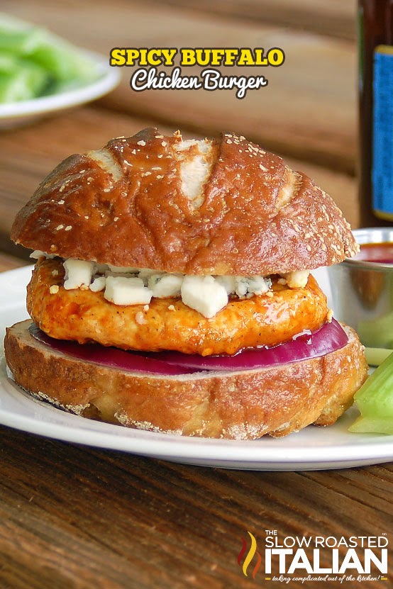 Spicy Buffalo Chicken Burger