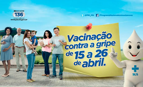  Começou a campanha de vacina contra gripe 