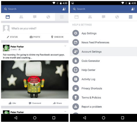 Permanently Delete Facebook Account Link | Where is the Link to delete