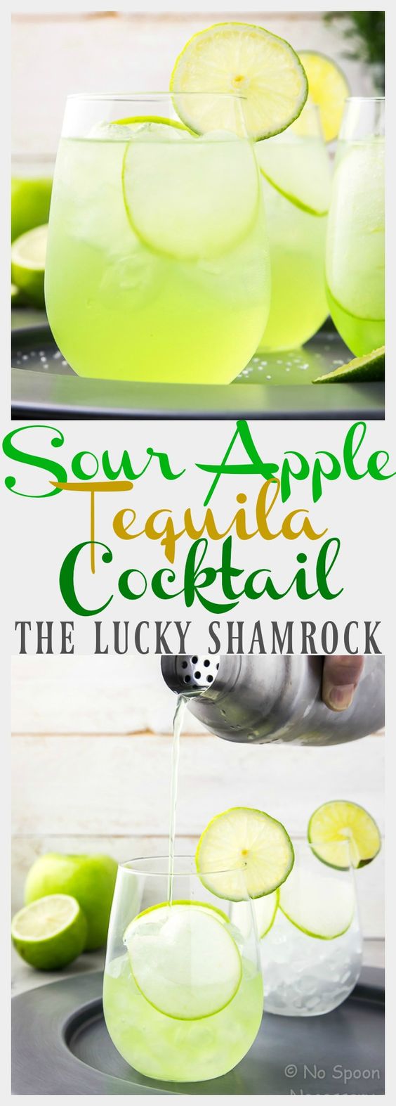 Sour Apple Tequila Cocktail | Tequila cocktails, Apple drinks, Cocktails