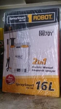 baterai, knapsack, sprayer elektrik, electric otomatis, suku cadang lengkap, Robot, Harga, Murah, Gratis, Praktis, Petani, Pertania, Awet, Tahan lama, Two in One, Manual, Pompa, Gabungan, Kombinasi