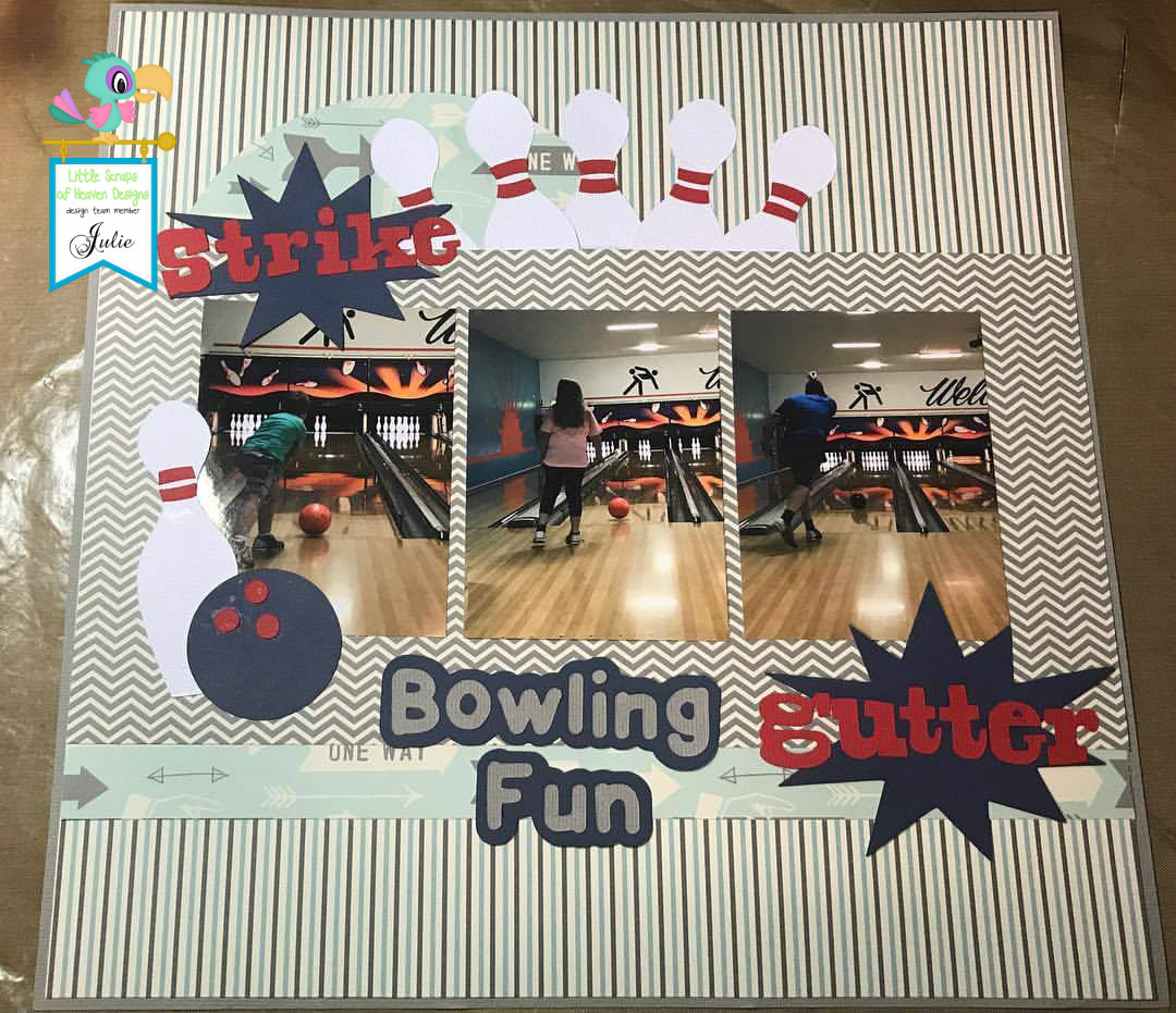 Craftastic Designs Bowling Fun Layout