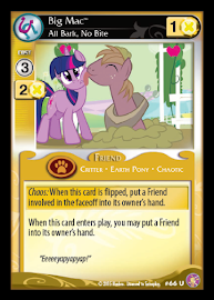 My Little Pony Big Mac, All Bark, No Bite Absolute Discord CCG Card