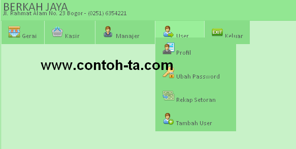 Aplikasi Kasir Offline Php