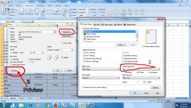 Cara Print Dokumen Excel Tanpa Terpotong Sesuai Ukuran Kertas Cara Print Dokumen Excel Sesuai Kertas Tanpa Terpotong