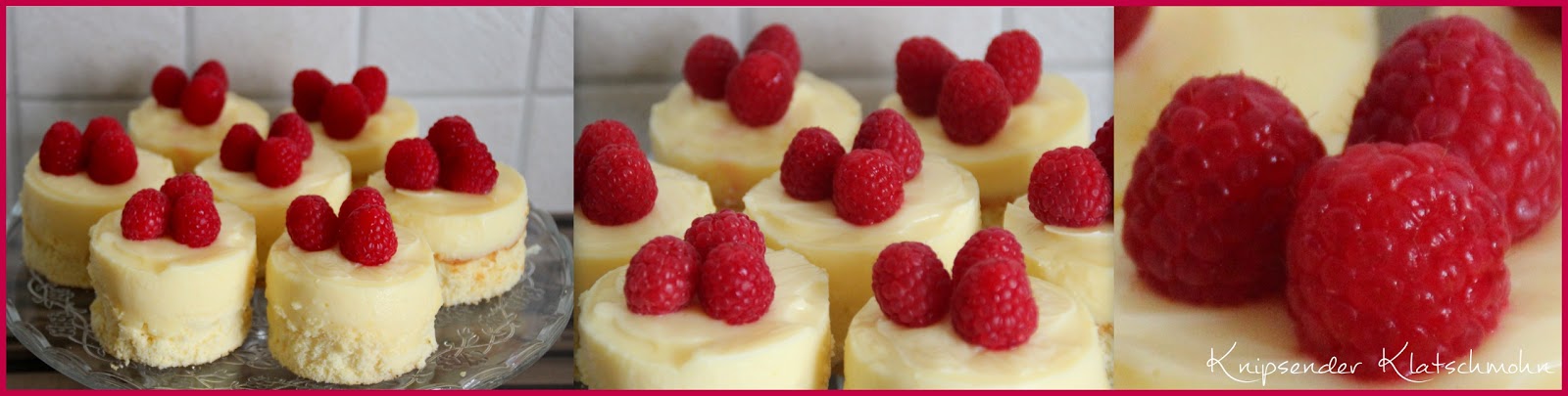 Knipsender Klatschmohn: Himbeer - Vanille - Biskuittörtchen* Knipsender Klatschmohn: Himbeer - Vanille - Biskuittörtchen*