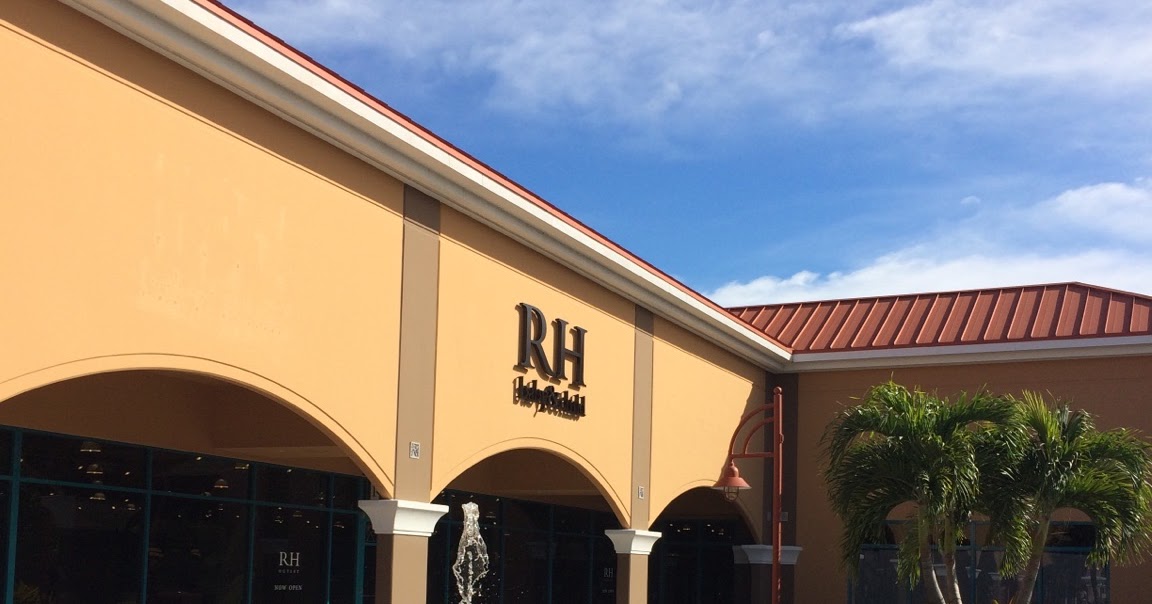 VERO BEACH OUTLETS BOASTS LARGEST RESTORATION HARDWARE OUTLET SOUTH OF ATLANTA
