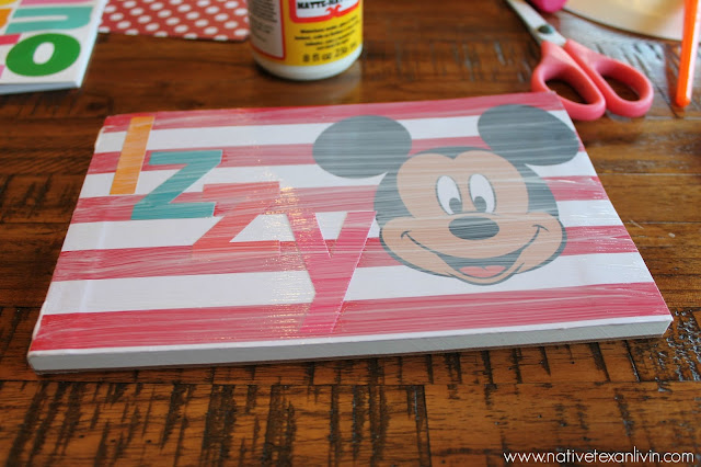 Easy DIY Disney Autograph books Easy DIY Disney Autograph books; Mod Podge front & back covers