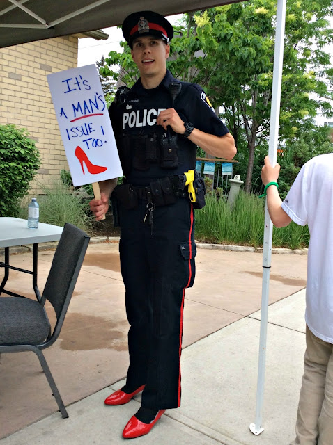 Walk a mile in her shoes event