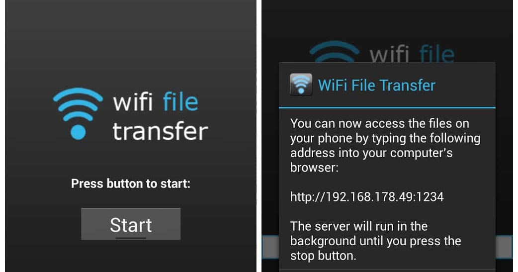 Передать по wifi андроид на андроид. Передать по wifi андроид на андроид