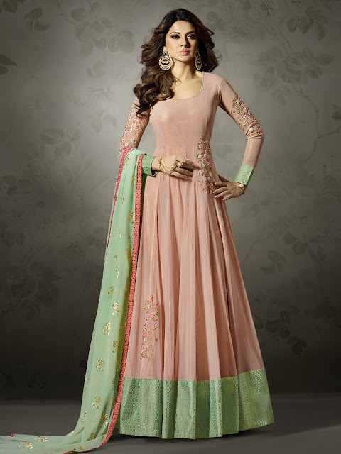 Bollywood Diva Jennifer Winget Style Suits Online at Inddus - Inddus