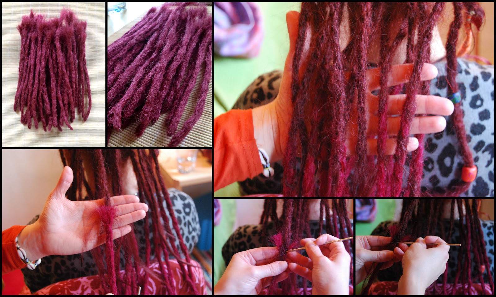 Rastas Naturales Dread Shop Christina kunsthaar dreads kanekalon synthetisch verlängerungen