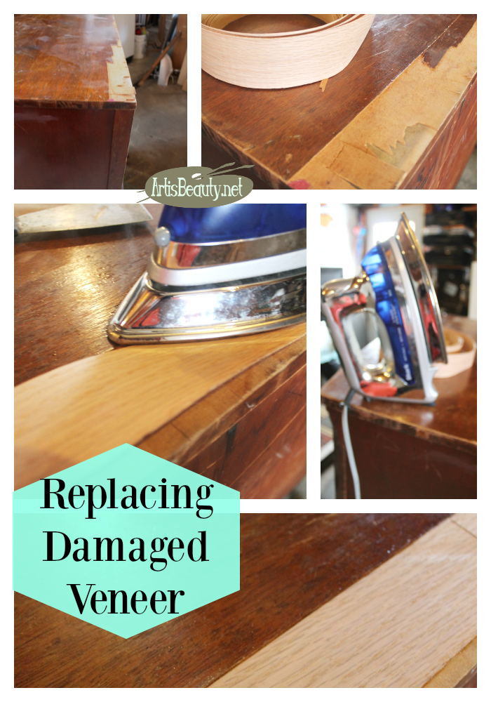 ART IS BEAUTY Bruised and Battered DRESSER turned Blue Beauty, and How