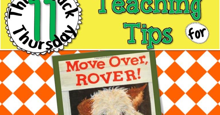 Throwback Thursday - Move Over Rover | The Picture Book Teacher's Edition