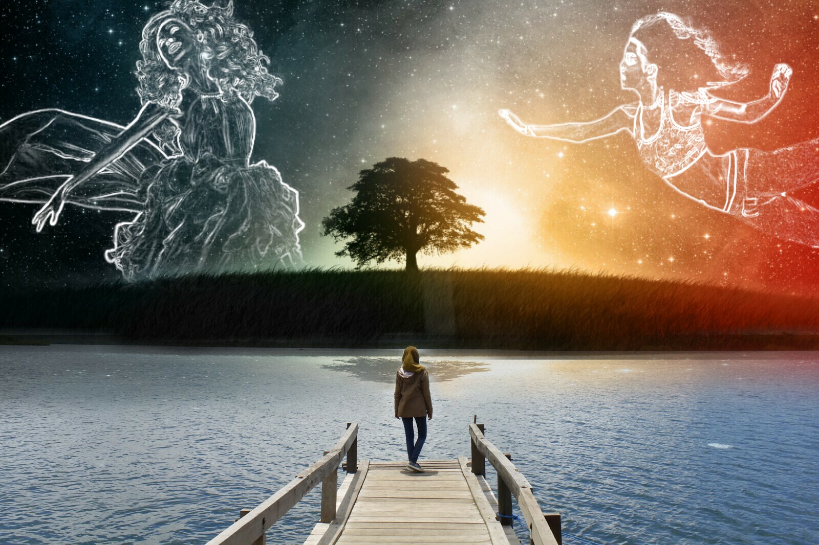 Line Art Picsart : Cara membuat line art foto galaxy sky dengan picsart