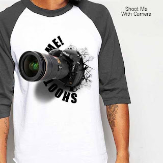 Jual Baju Kaos Distro Kaos 3 Dimensi Gambar Kamera KD 3