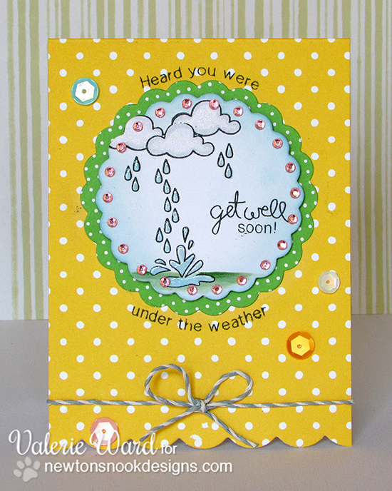 Get Well card by Valerie Ward for Newton's Nook Designs!