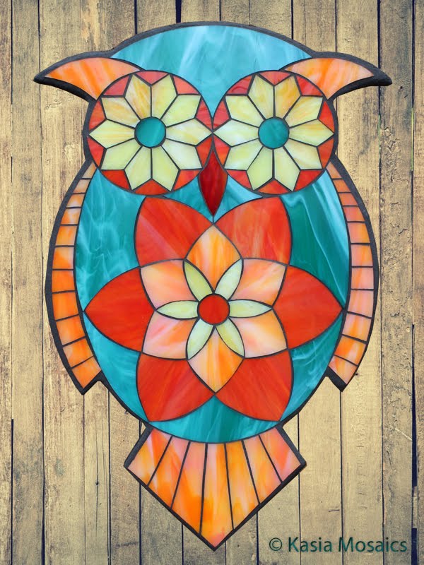 Mosaic Owl Design 1