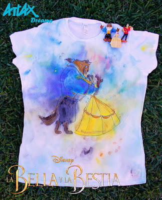 blusa de la bella y la bestia