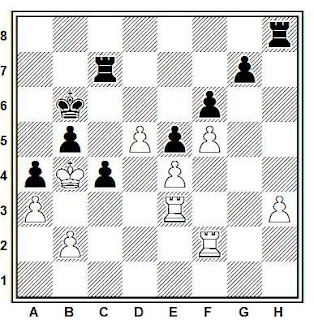 Problema ejercicio de ajedrez número 693: Pines - Gabis (URSS, 1955)
