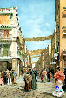 Sevilla - Calle Sierpes hacia 1905 Sevilla - Calle Sierpes hacia 1905