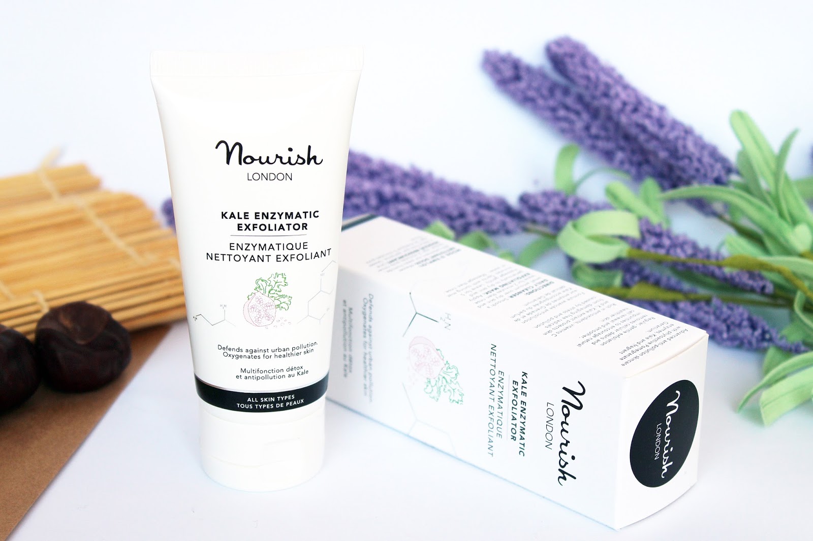 Nourish, Kale Enzymatic Exfoliating Cleanser, czyli oczyszczający