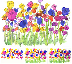 watercolor flowers flower garden projects wet paint painting spring project drawing watercolour easy artprojectsforkids watercolors diy tracing artwork draw paintings