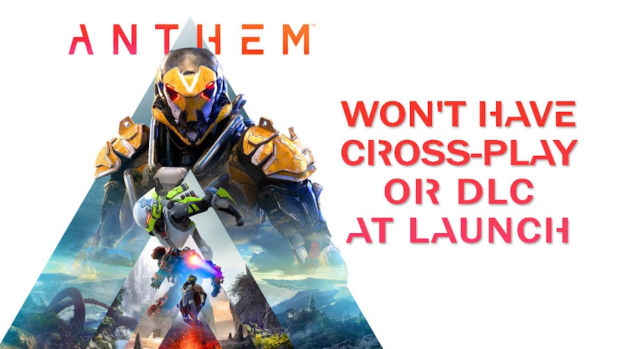 Anthem Won't Have Cross-Play or DLC at Launch anthem cross play post launch dlc