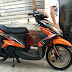 Sơn xe Luvias cam đen, phối màu cực đẹp