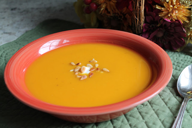 Easy Roasted Butternut Squash and Apple Soup