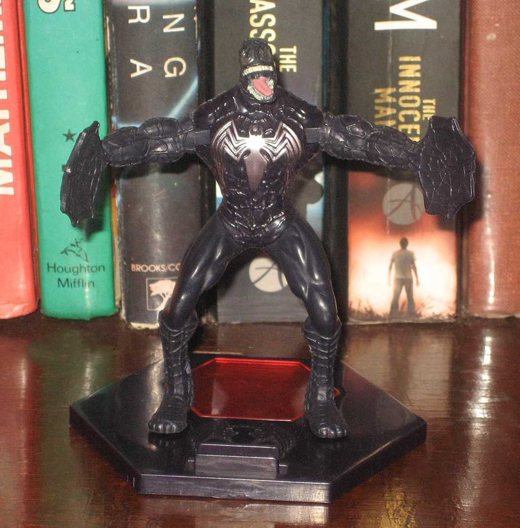 2007 rare  complete set of 4 VENOM Spider-Man 3 movie Figure MARVEL JOLLIBEE mip 
