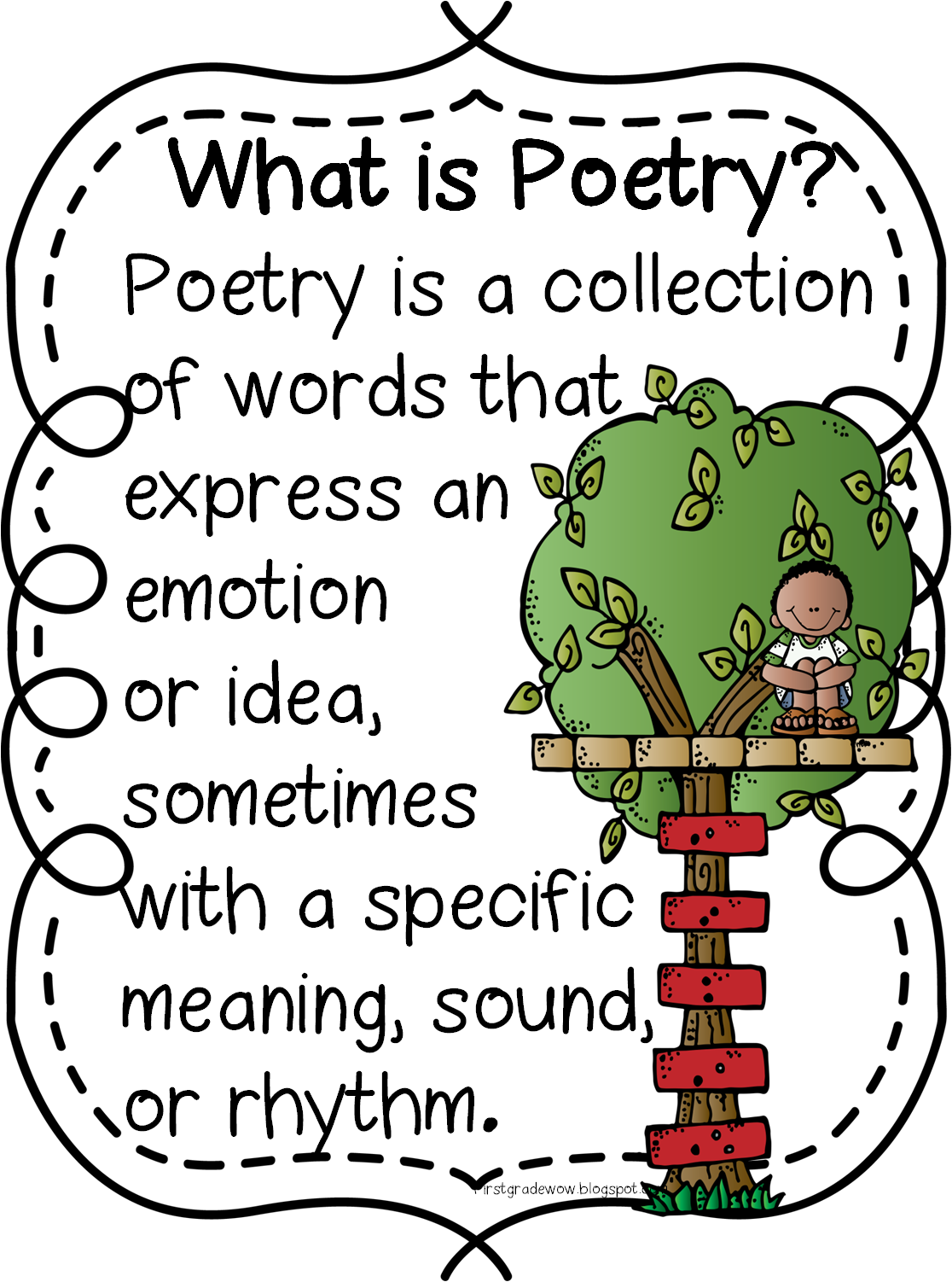 First Grade Wow: Happy Poetry Month!