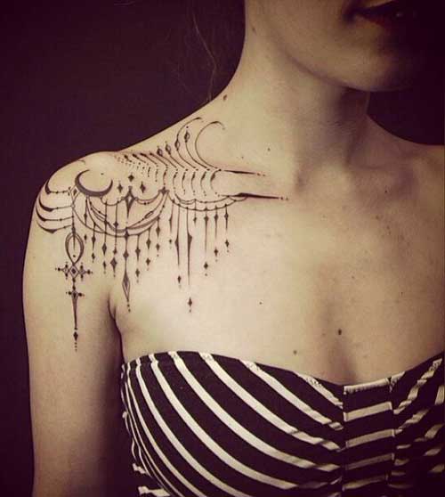 collar bone tattoo female collar bone tattoo female