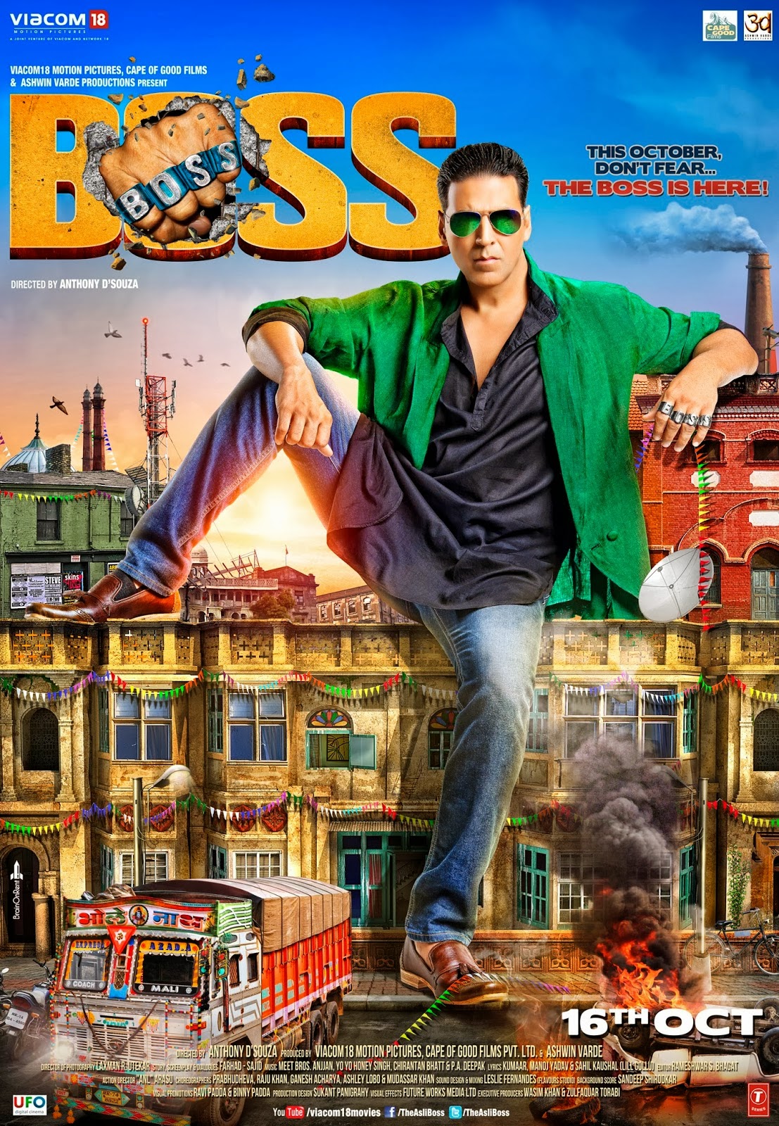 Boss (2013) Bollywood Hindi Movie Eng Sub DVD New