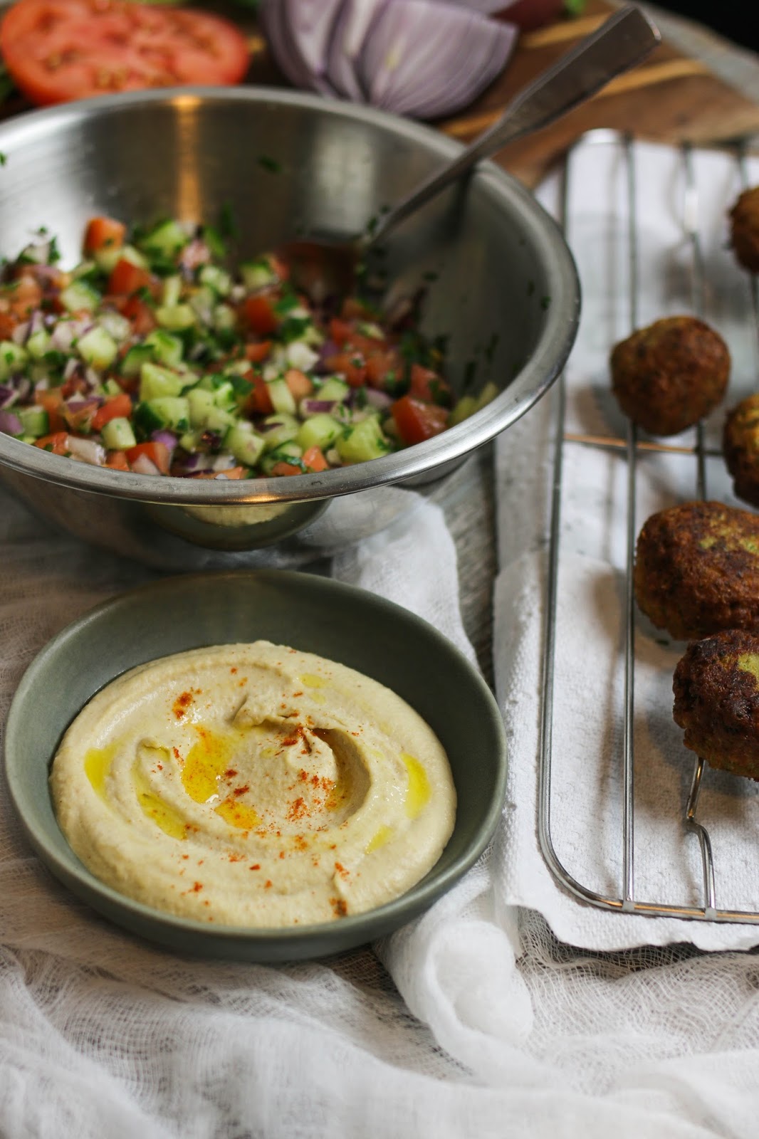 Ginger Rose Recreating IsraeliStyle Falafel & Hummus At Home