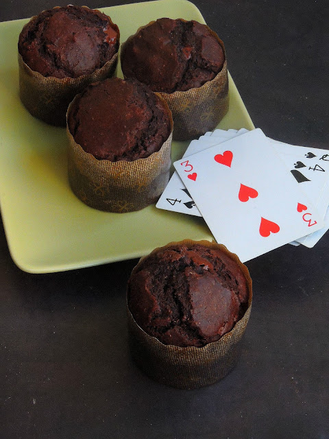 Double Chocolate Beets Muffins