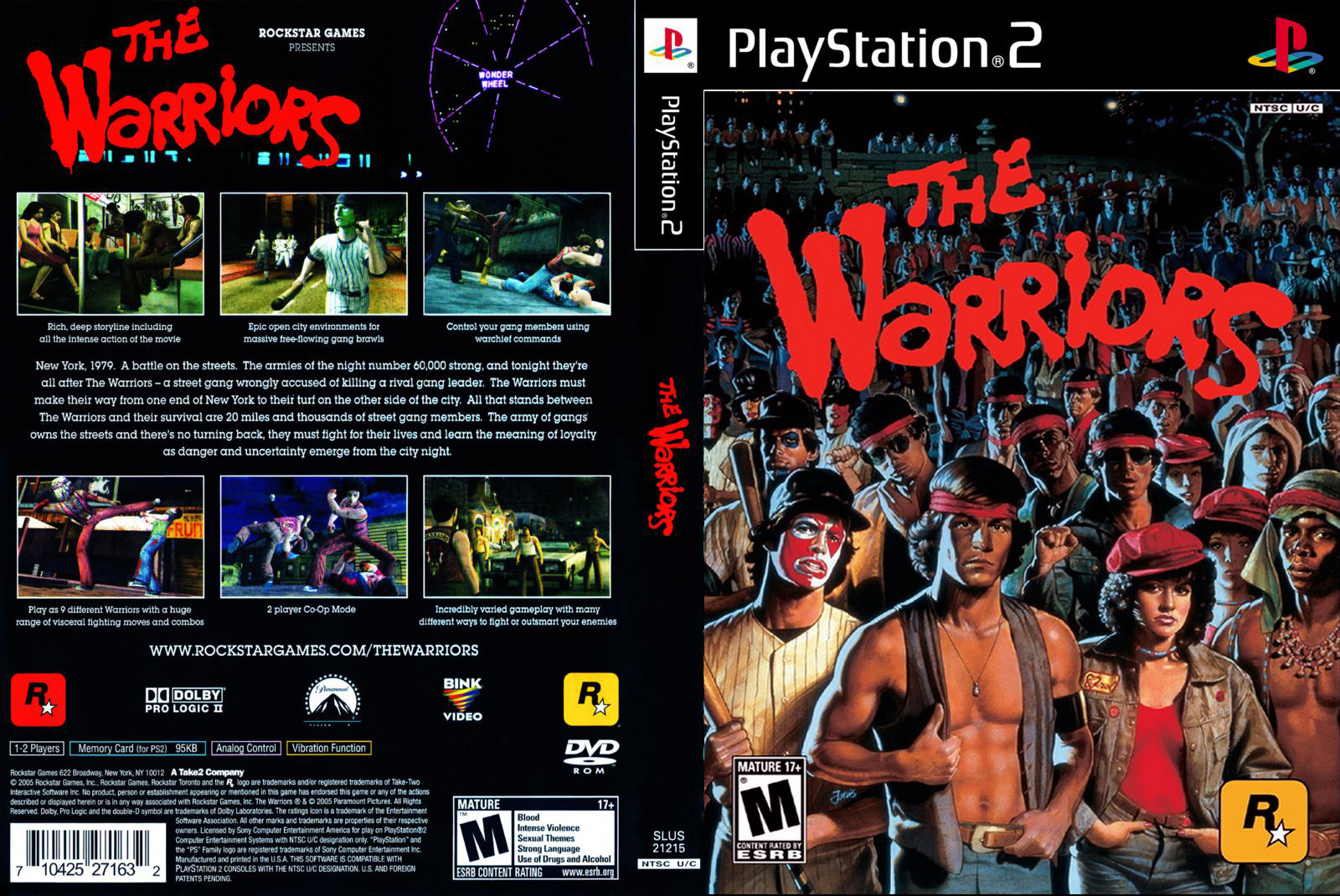 End PS2 Games Melhor Blog de PS2: The Warriors - PS2 | NTSC - Partes 100 MB