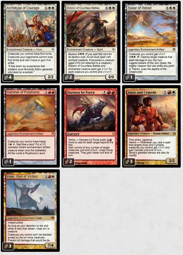 Magic the Gathering Adventures [Standard] White Red rotation prep