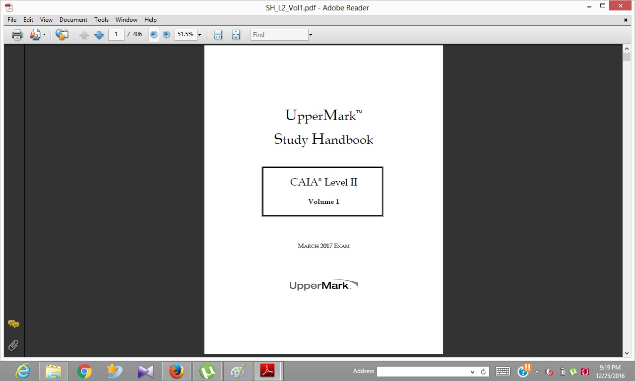 Uppermark caia level 2 pdf Uppermark caia level 2 pdf