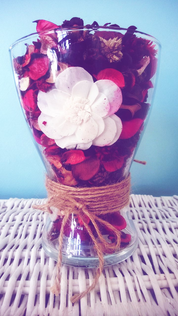 Recycled Flower Vase : Pot Pourri Holder