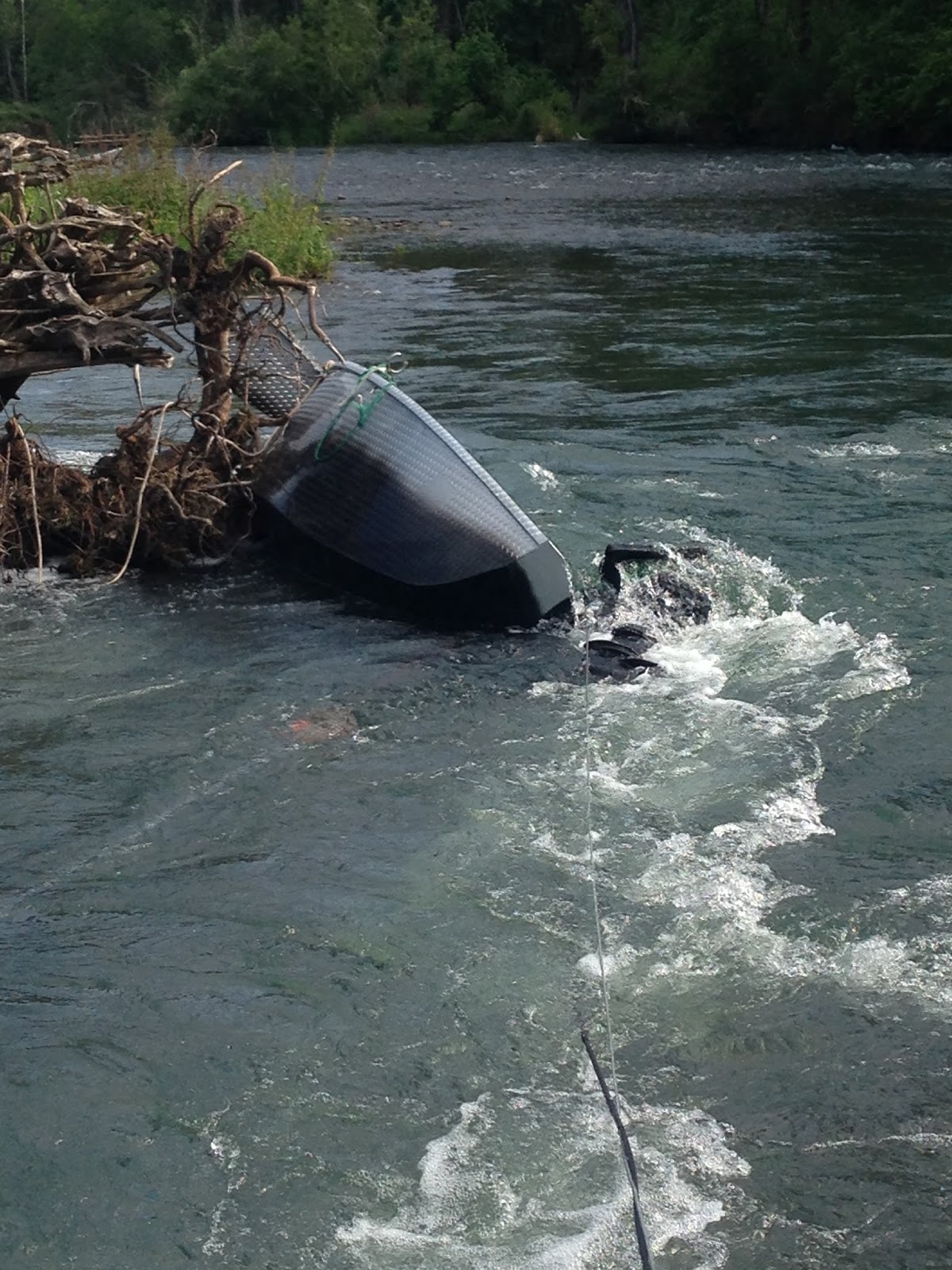 Dean Finnerty's Fishing and Hunting Upper Willamette hazardous boating!