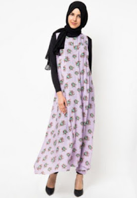 Model Gamis Muslim Batik Sifon Modern Terbaru Model Gamis Muslim Batik Sifon Modern Terbaru