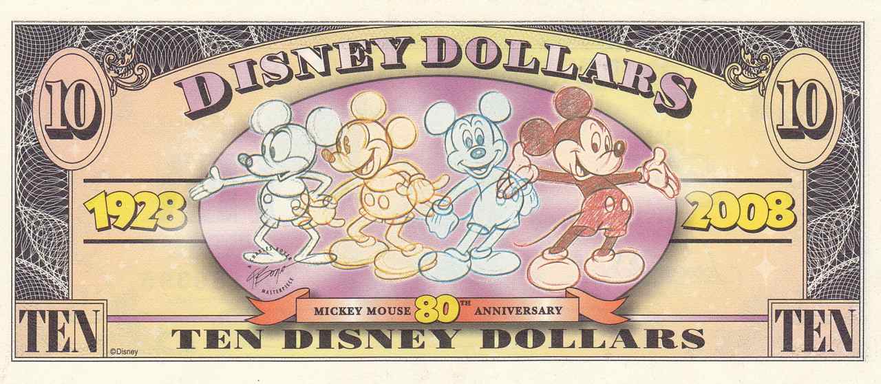 Disney Dollars History