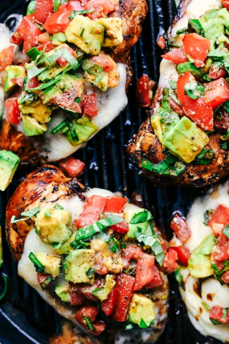 Grilled California Avocado Chicken Grilled California Avocado Chicken