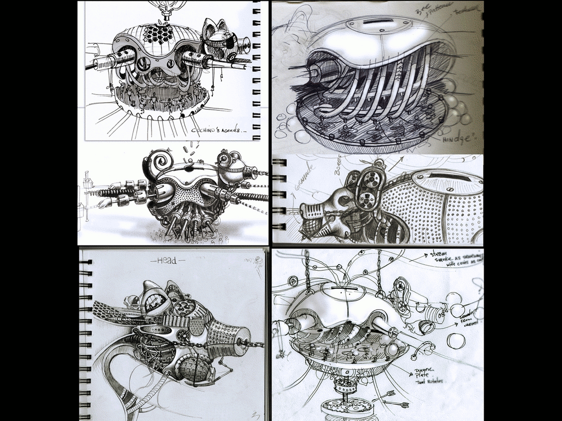 08-Deadpan-Comedy-Tryptic-Samuel-Gomez-Massive-Detailed-Drawings-and-a-Guitar-www-designstack-co