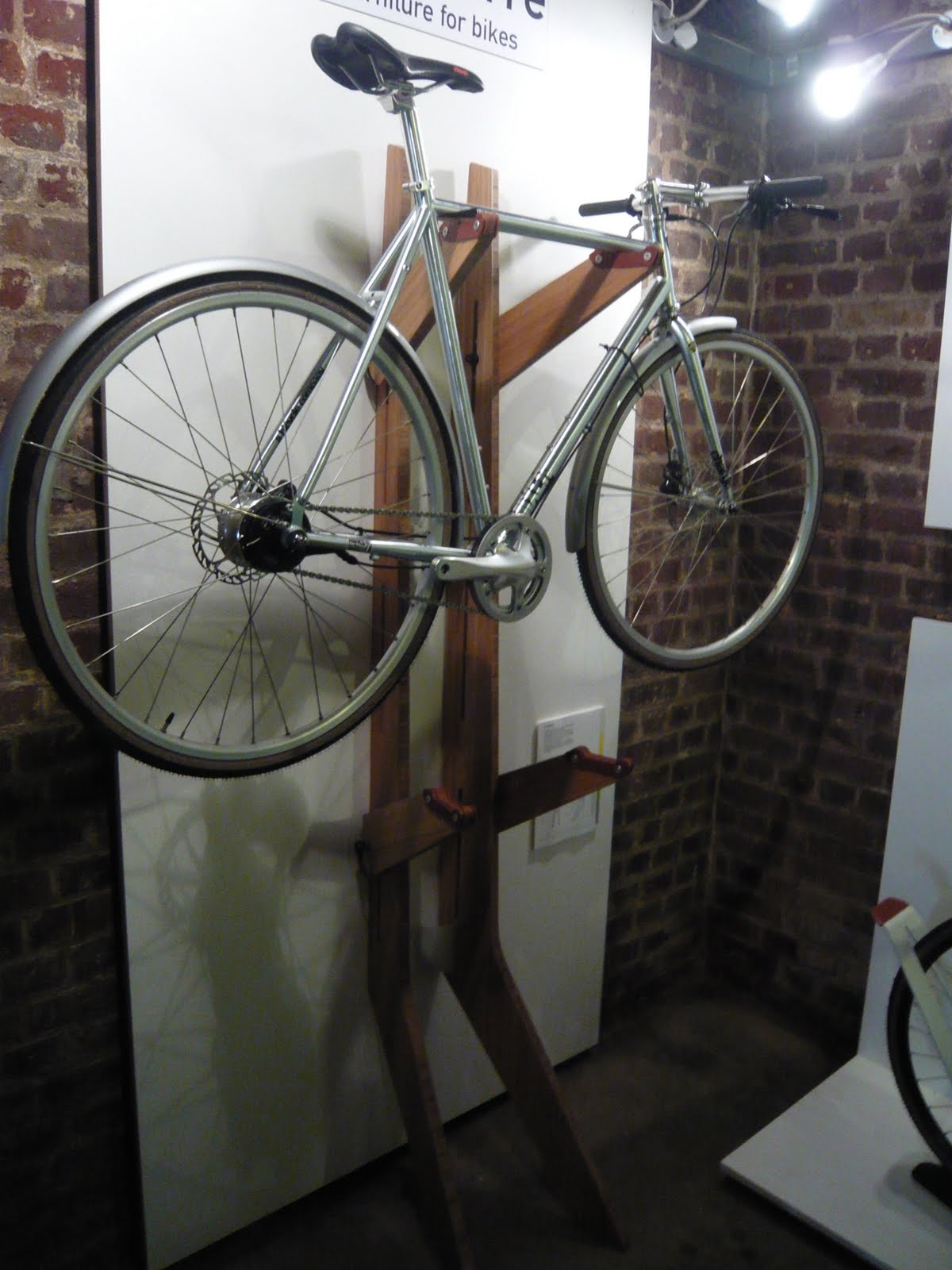design butcher Bike Furniture at Clerkenwell Design Week