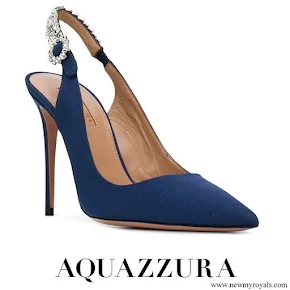 Meghan Markle wore AQUAZZURA Portrait Lady pumps