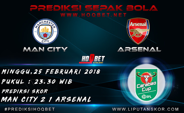Prediksi Manchester City vs Arsenal 25 Februari 2018 http://www.liputanskor.com/