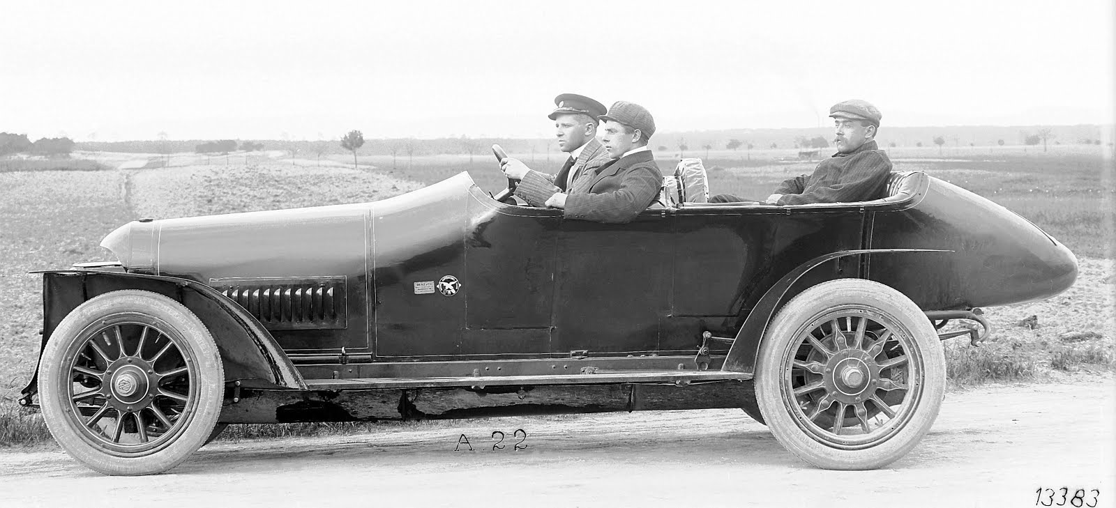 The Prinz-Heinrich Car. Mercedes. 1910 ~